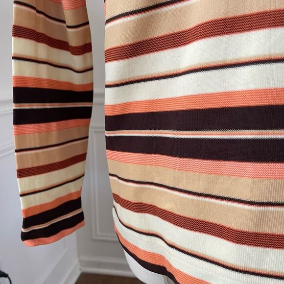 Vintage 70s 4pc Mix Match Set Pants Tank Shirt Turtleneck XS - Picture 6 of 13